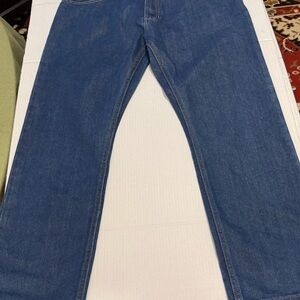 Men's Denim Co Blue Straight Leg Jeans - Size 36x30